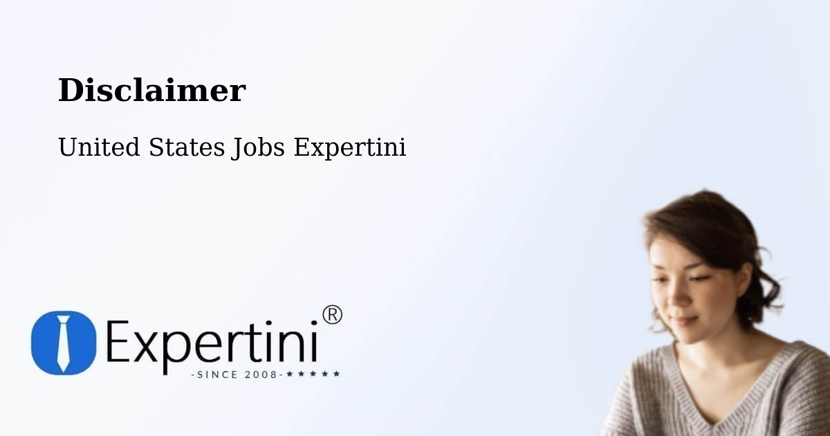 Disclaimer – Phoenixville - United States Jobs Expertini